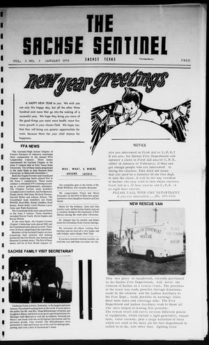 Primary view of object titled 'The Sachse Sentinel (Sachse, Tex.), Vol. 3, No. 1, Ed. 1 Sunday, January 1, 1978'.
