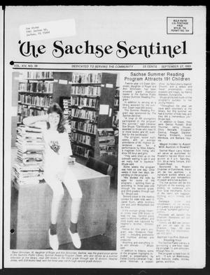 Primary view of object titled 'The Sachse Sentinel (Sachse, Tex.), Vol. 14, No. 39, Ed. 1 Wednesday, September 27, 1989'.