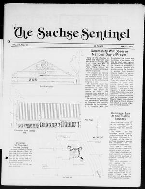 Primary view of object titled 'The Sachse Sentinel (Sachse, Tex.), Vol. 15, No. 18, Ed. 1 Wednesday, May 2, 1990'.