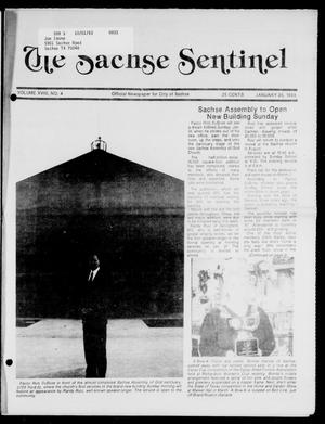 Primary view of object titled 'The Sachse Sentinel (Sachse, Tex.), Vol. 18, No. 4, Ed. 1 Tuesday, January 26, 1993'.