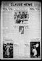 Thumbnail image of item number 1 in: 'Claude News (Claude, Tex.), Vol. 45, No. 11, Ed. 1 Friday, November 17, 1933'.