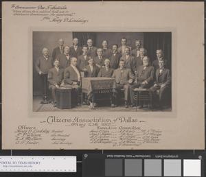 Primary view of object titled '[Citizens Association of Dallas Photograph]'.