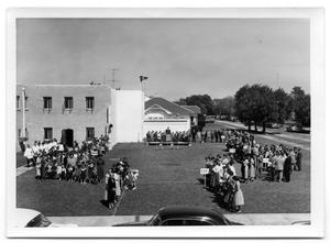 Primary view of object titled '[First Christian Church Groundbreaking Ceremony 1955]'.