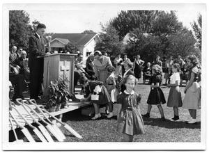 Primary view of object titled '[First Christian Church Groundbreaking Ceremony]'.