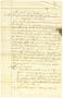 Thumbnail image of item number 4 in: 'Documents pertaining to the case of D. F. Pruitt vs. Leumel Miller and W. B. Stewart, cause no. 576, 1868'.