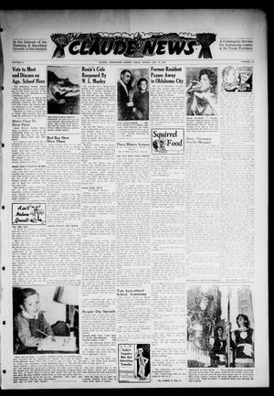 Primary view of object titled 'Claude News (Claude, Tex.), Vol. 57, No. 14, Ed. 1 Friday, December 12, 1947'.