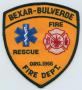 Thumbnail image of item number 1 in: '[Bexar-Bulverde Volunteer Fire Department Patch]'.