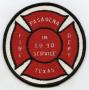 Physical Object: [Pasadena, Texas Fire Department Patch]