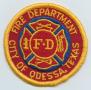 Physical Object: [Odessa, Texas Fire Department Patch]