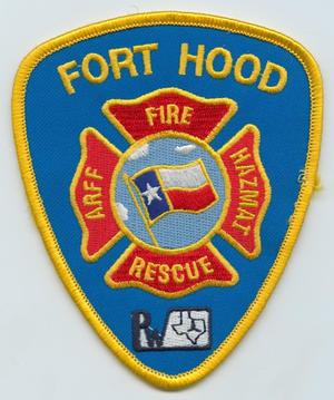 Primary view of object titled '[Fort Hood, Texas Fire Department Patch]'.