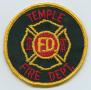 Physical Object: [Temple, Texas Fire Department Patch]