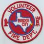 Thumbnail image of item number 1 in: '[Bridge City, Texas Volunteer Fire Department Patch]'.