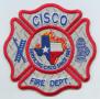 Physical Object: [Cisco, Texas Fire Department Patch]