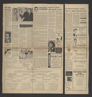 Primary view of object titled '[Newspaper Clipping from The Texas Catholic on the Cistercian Preparatory School]'.