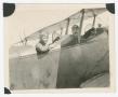 Photograph: [Ormer Locklear and woman in plane]