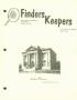 Primary view of Finders Keepers, Volume 2, Number 2, May 1985
