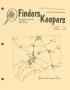 Primary view of Finders Keepers, Volume 5, Number 4, November 1988