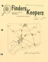 Primary view of Finders Keepers, Volume 3, Number 4, November 1986
