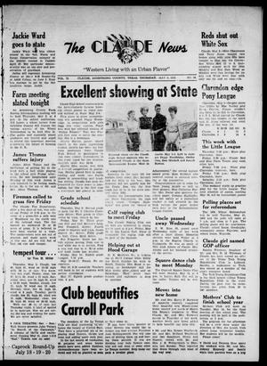 Primary view of object titled 'Claude News (Claude, Tex.), Vol. 73, No. 38, Ed. 1 Thursday, May 9, 1963'.