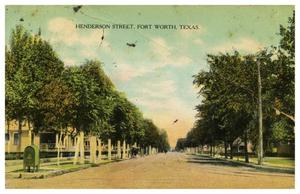 Primary view of object titled 'Henderson Street, Fort Worth, Texas'.