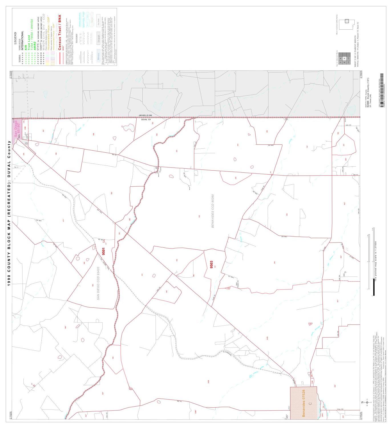 1990 Census County Block Map (Recreated): Duval County, Block 9
                                                
                                                    [Sequence #]: 1 of 1
                                                