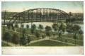 Primary view of Waco, Texas. New Bridge over Brazos River.