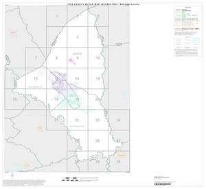 Primary view of object titled '1990 Census County Block Map (Recreated): Brazos County, Index'.