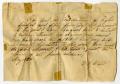 Thumbnail image of item number 1 in: '[Bill of sale for the slave "Joe" to William Murrell by D.S. Wade, May 1854]'.