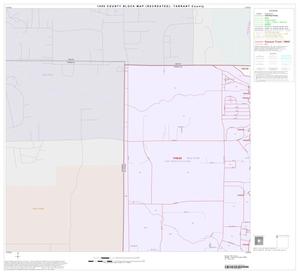 Primary view of object titled '1990 Census County Block Map (Recreated): Tarrant County, Block 1'.