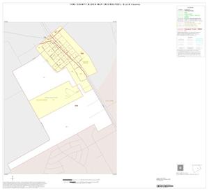 Primary view of object titled '1990 Census County Block Map (Recreated): Ellis County, Inset F01'.