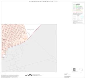 Primary view of object titled '1990 Census County Block Map (Recreated): Ward County, Inset A08'.