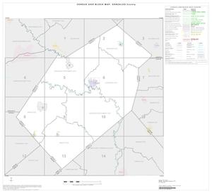 Primary view of object titled '2000 Census County Block Map: Gonzales County, Index'.