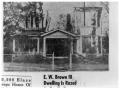 Photograph: [E.W. Brown Home after the  Fire]