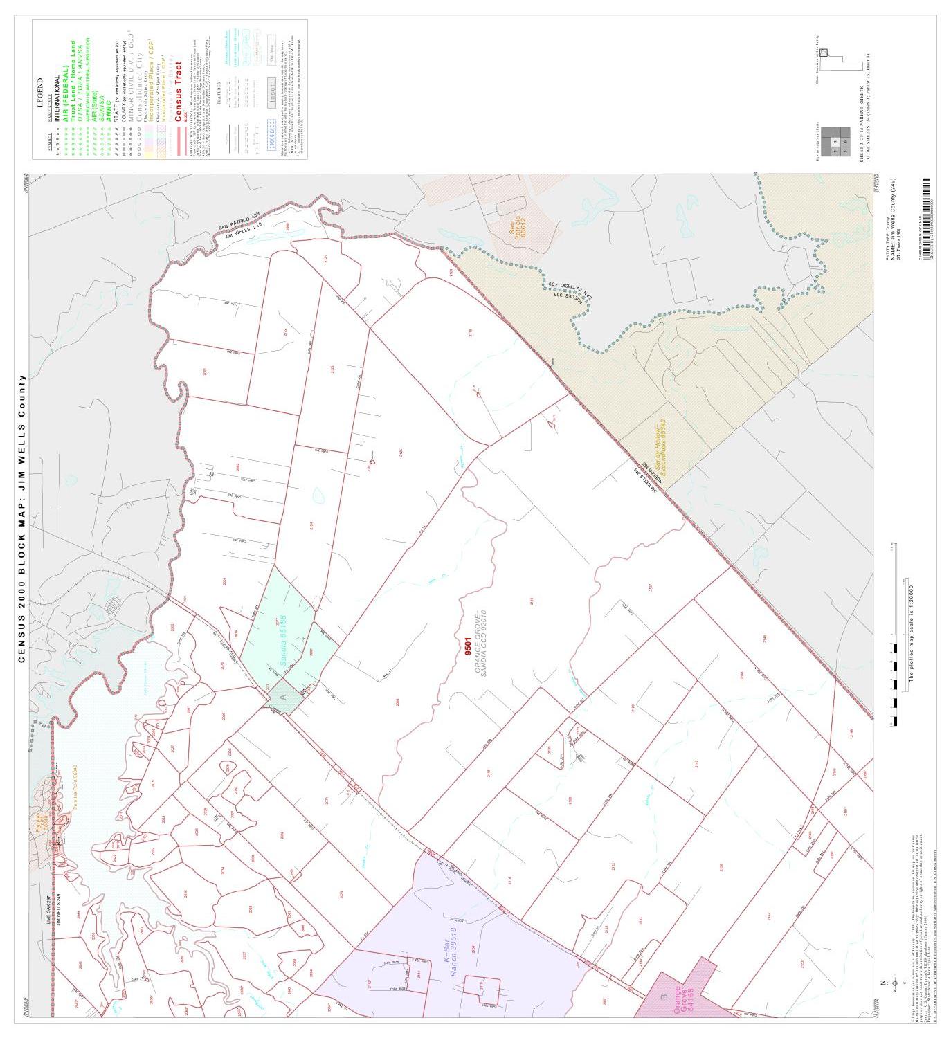 2000 Census County Block Map: Jim Wells County, Block 3
                                                
                                                    [Sequence #]: 1 of 1
                                                