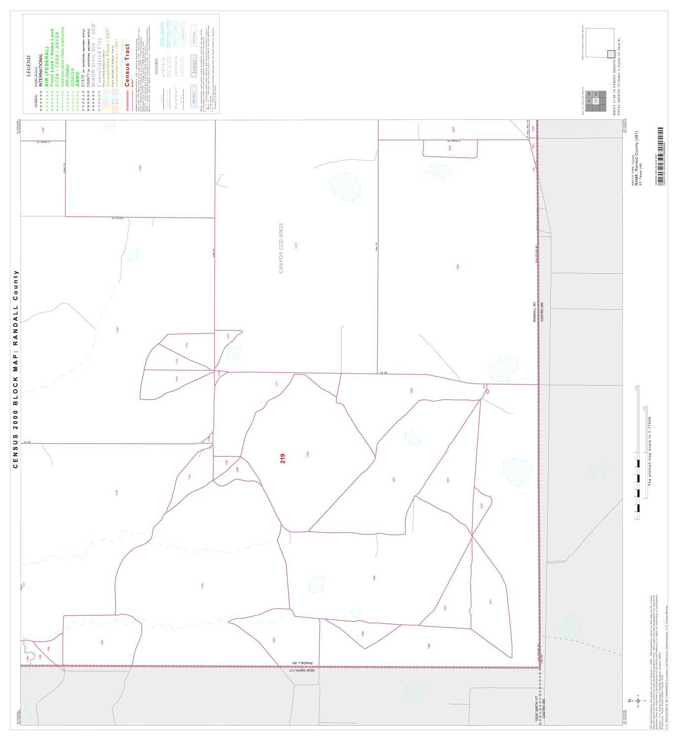2000 Census County Block Map: Randall County, Block 13
                                                
                                                    [Sequence #]: 1 of 1
                                                