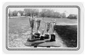 Primary view of Five Loving Cups on a Table Outside