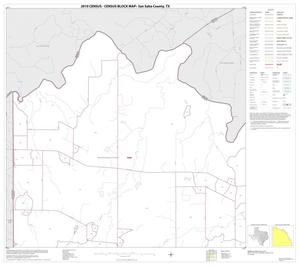 Primary view of object titled '2010 Census County Block Map: San Saba County, Block 1'.