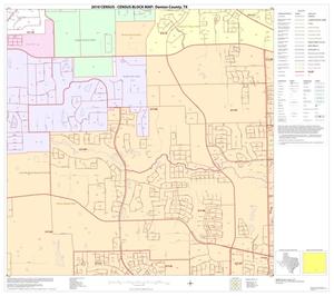 Primary view of object titled '2010 Census County Block Map: Denton County, Block 76'.