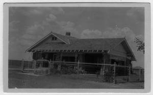Primary view of object titled '[Ben C. Peterson Farm House in the Justin-Roanoke area]'.