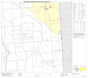 Primary view of object titled '2010 Census County Block Map: Chambers County, Block 10'.