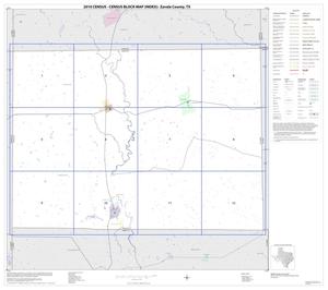 Primary view of object titled '2010 Census County Block Map: Zavala County, Index'.