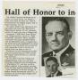 Article: [Hall of Honor Article]