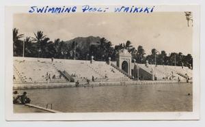Primary view of object titled '[Swimming Pool in Waikiki]'.
