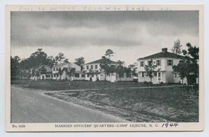 Primary view of object titled '[Married Officers' Quarters]'.