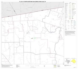 Primary view of object titled 'P.L. 94-171 County Block Map (2010 Census): Mills County, Block 2'.