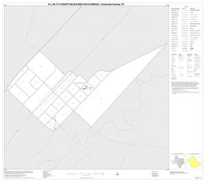 Primary view of object titled 'P.L. 94-171 County Block Map (2010 Census): Comanche County, Inset B01'.