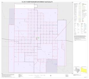 Primary view of object titled 'P.L. 94-171 County Block Map (2010 Census): Foard County, Inset A01'.