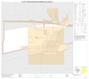 Primary view of object titled 'P.L. 94-171 County Block Map (2010 Census): Fannin County, Inset D01'.