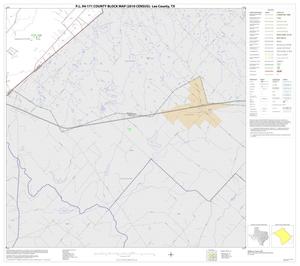 Primary view of object titled 'P.L. 94-171 County Block Map (2010 Census): Lee County, Block 16'.