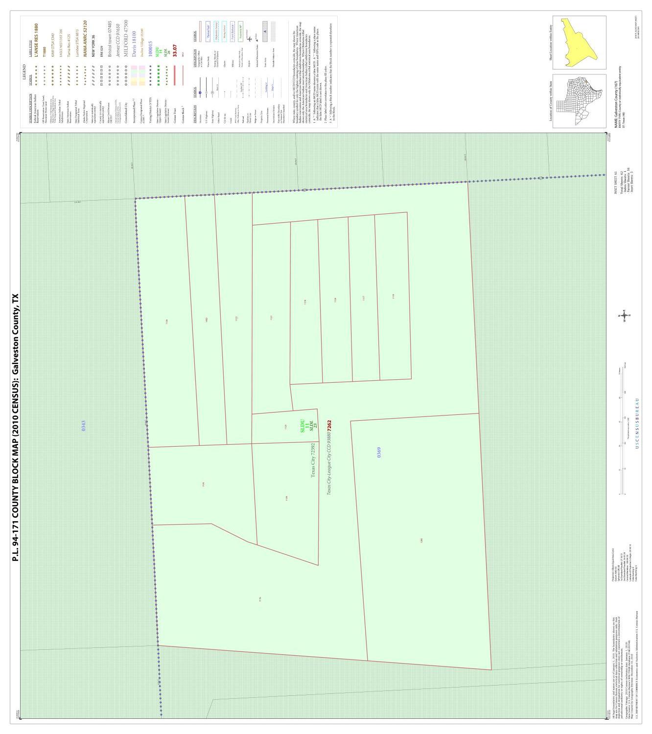 P.L. 94-171 County Block Map (2010 Census): Galveston County, Inset A01
                                                
                                                    [Sequence #]: 1 of 1
                                                
